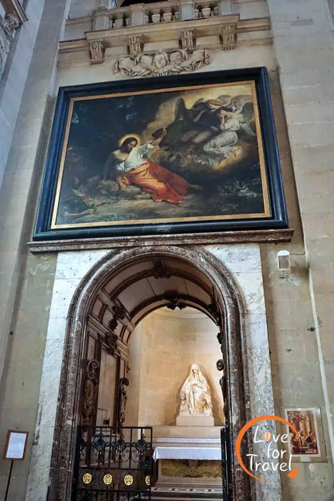 Πίνακας του Ντελακρουά - Les Marais, anakalyptontas to palio Parisi
