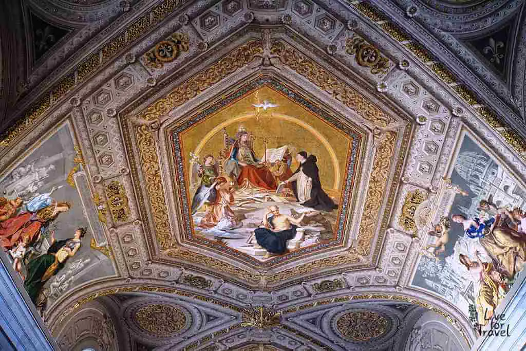 Τοιχογραφία στο ταβάνι, Μουσεία Βατικανού - Ρώμη