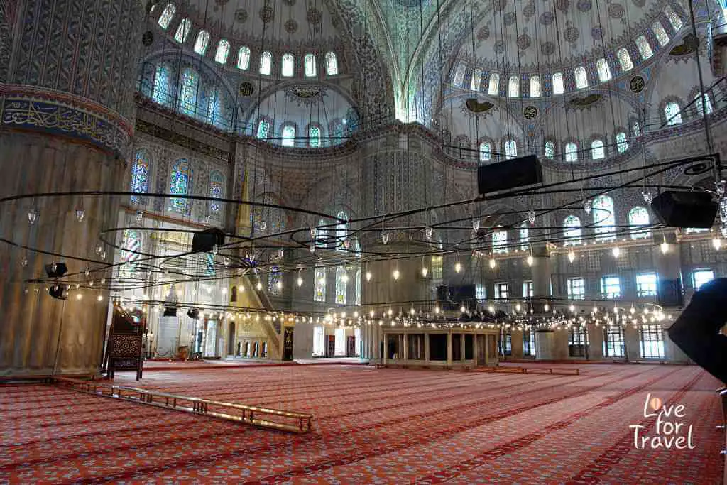 Μπλε Τζαμί εσωτερικό - Κωνσταντινούπολη