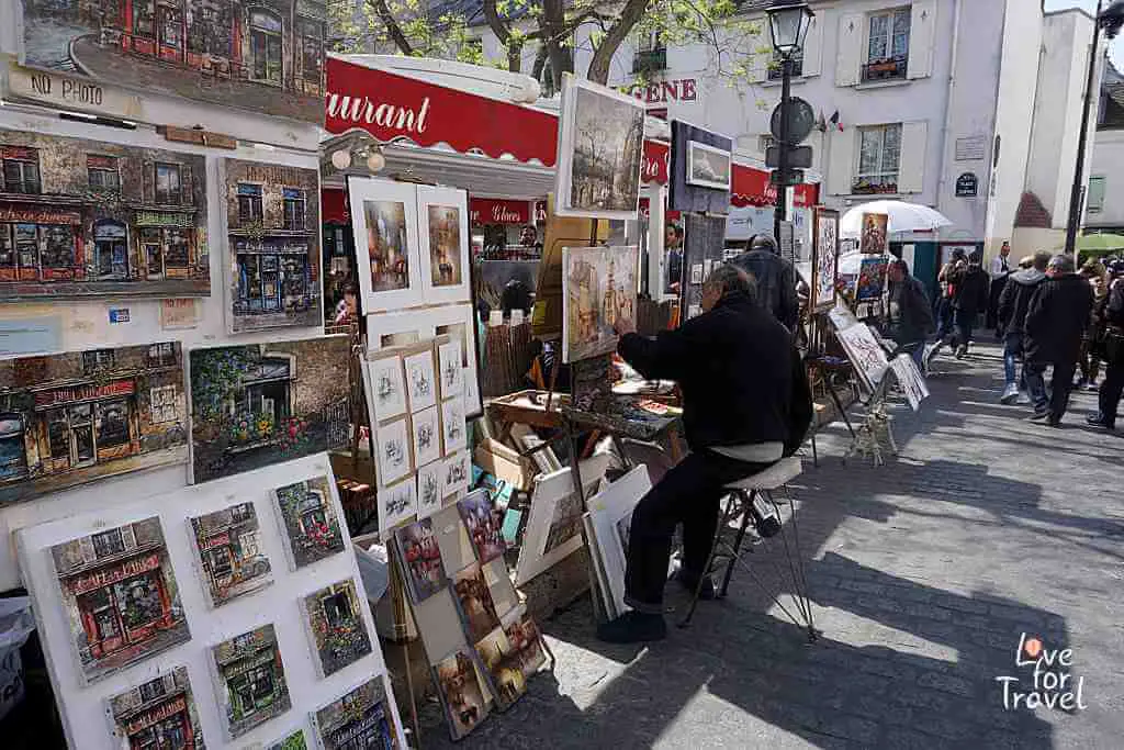 Καλλιτέχνες Ζωγράφοι, Μονμάρτη - Παρίσι